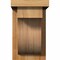 Ekena Millwork Del Monte Rough Sawn Corbel w/Backplate, Western Red Cedar, 6"W x 10"D x 10"H COR06X10X10DEL01RWR - alternate 4